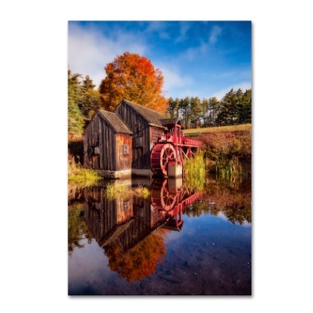 Michael Blanchette Photography 'The Old Grist Mill' Canvas Art,16x24